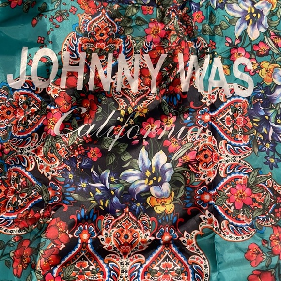 Johnny Was Fold Up Nylon Tote Bag *NWT* - Picture 2 of 6